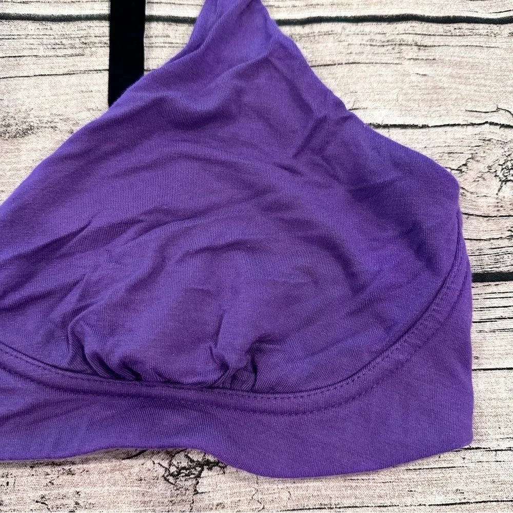 MeUndies Bold Purple Micromodal Wireless Bra Size 2X
